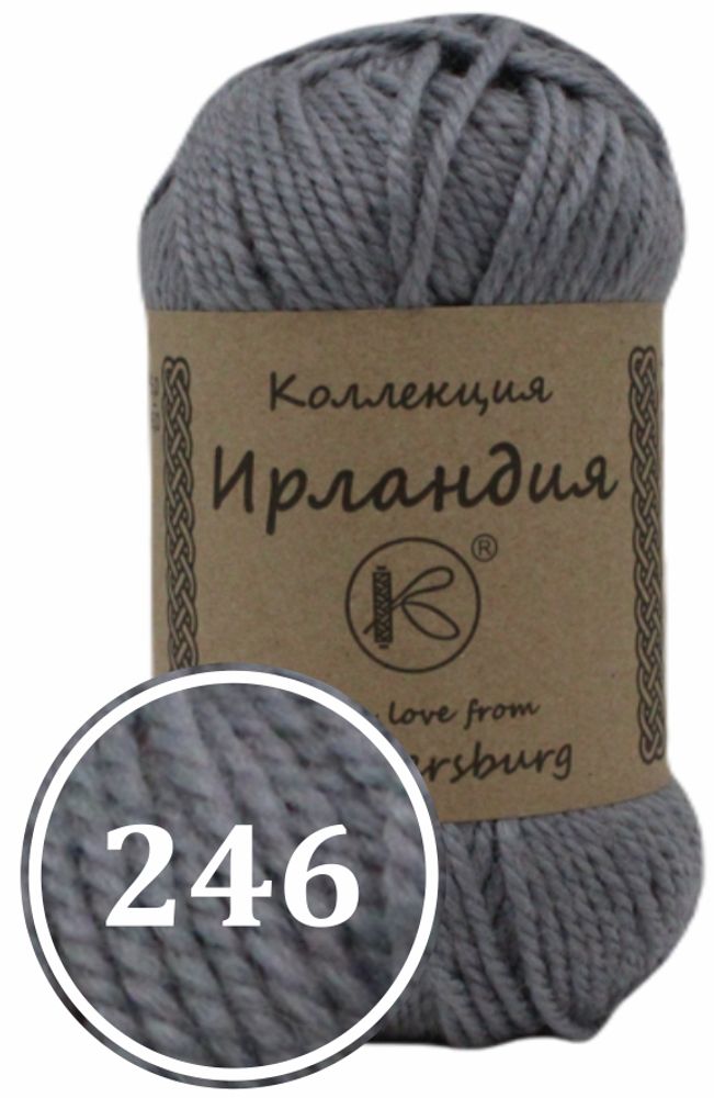 Пряжа смесовая &quot;Ирландия&quot; 100г (246)