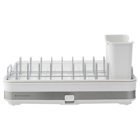 Сушилка для посуды atle раздвижная большая, белая