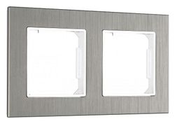 Рамка на 2 поста Arte Milano am-503.12 503.12-2.grey