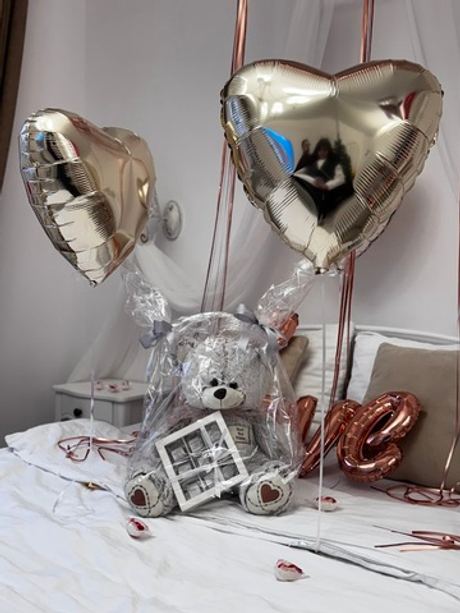 Украшение с плюшевым медведем