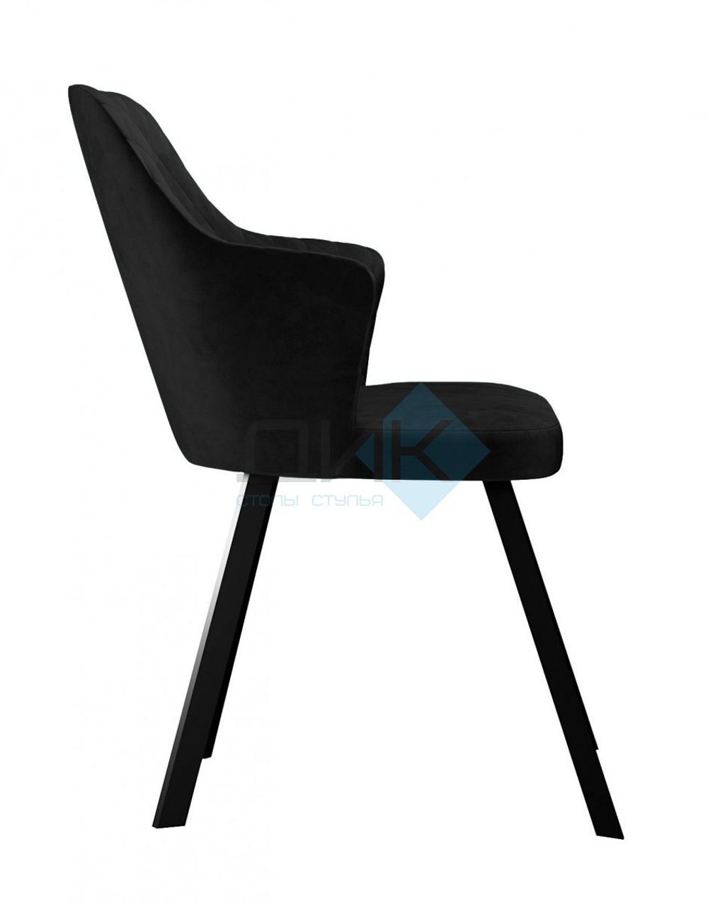 Стул DikLine 245 поворотный опоры чёрные