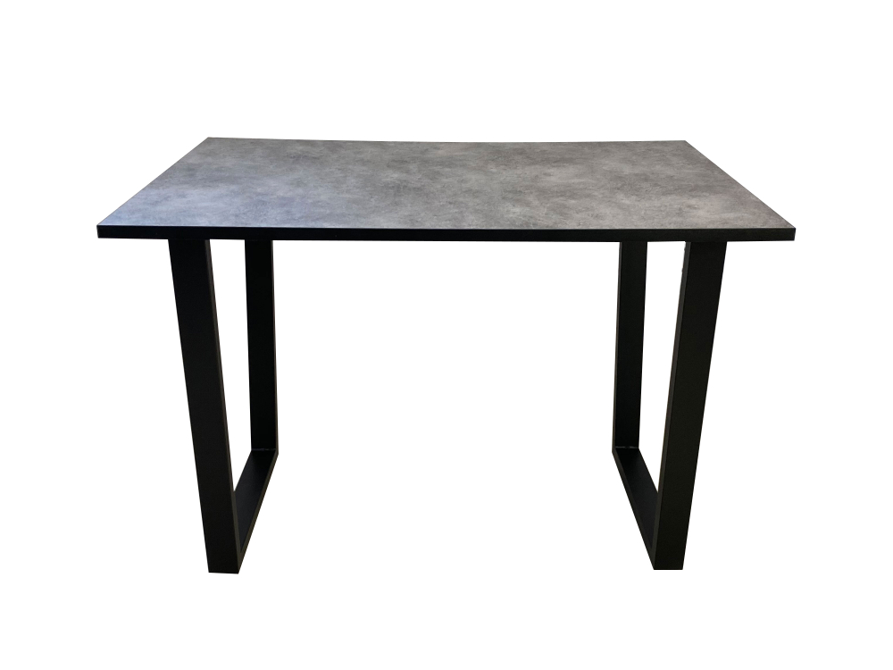Стол Мир стульев Саен 8, Черный/Бетон