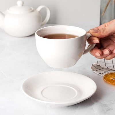 Белая чайная пара «Кунстверк» (объем 300 мл.) (Цвет: белый)