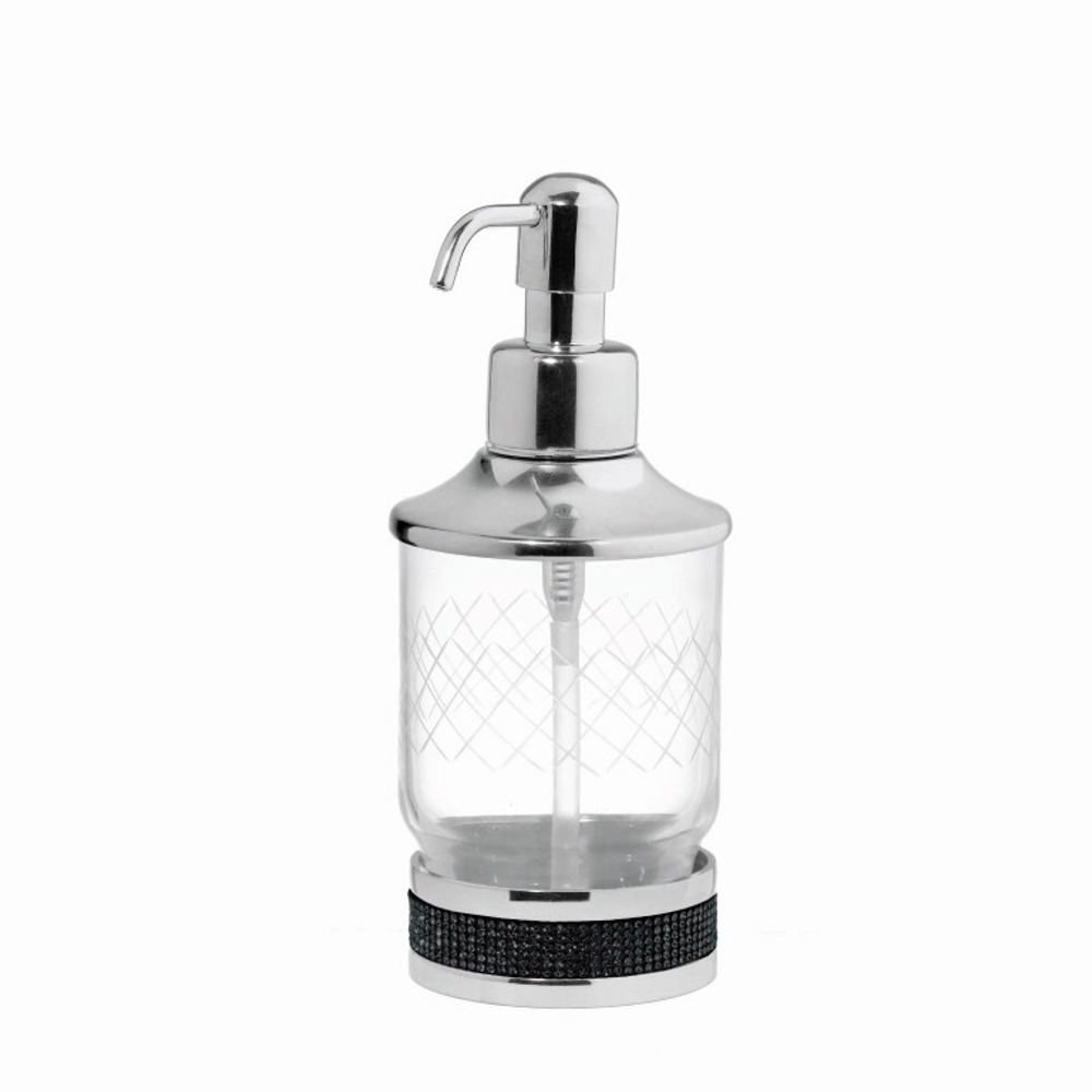 Boheme Настольный диспенсер ROYALE CRISTAL BLACK ХРОМ