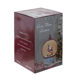 GAEM Фигурка декор в шаре "Пряничный дом" (подсвет, муз, вьюга, движ, AAх3 н/п +USB 100 см), L13 W13 H21