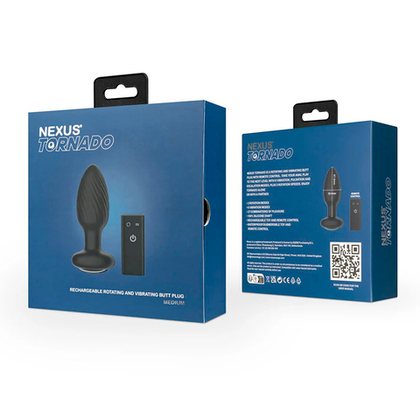 Анальная вибровтулка Nexus Tornado M с функцией вращения