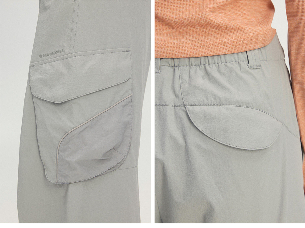 WMNS Штаны Nothomme Monterest Water-Repellent серый