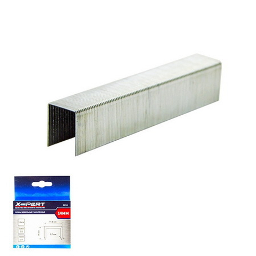 Скобы для мебельного степлера X-PERT 14мм тип 53 закаленные (100шт/уп)