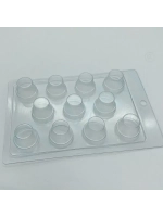 Пластиковая форма для конфет Горшок Кашпо МИНИ (11 ячеек)