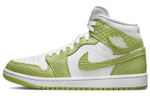 Кроссовки Jordan Air Jordan 1 Mid Se V2 "Green Python" (Женская размерная сетка)
