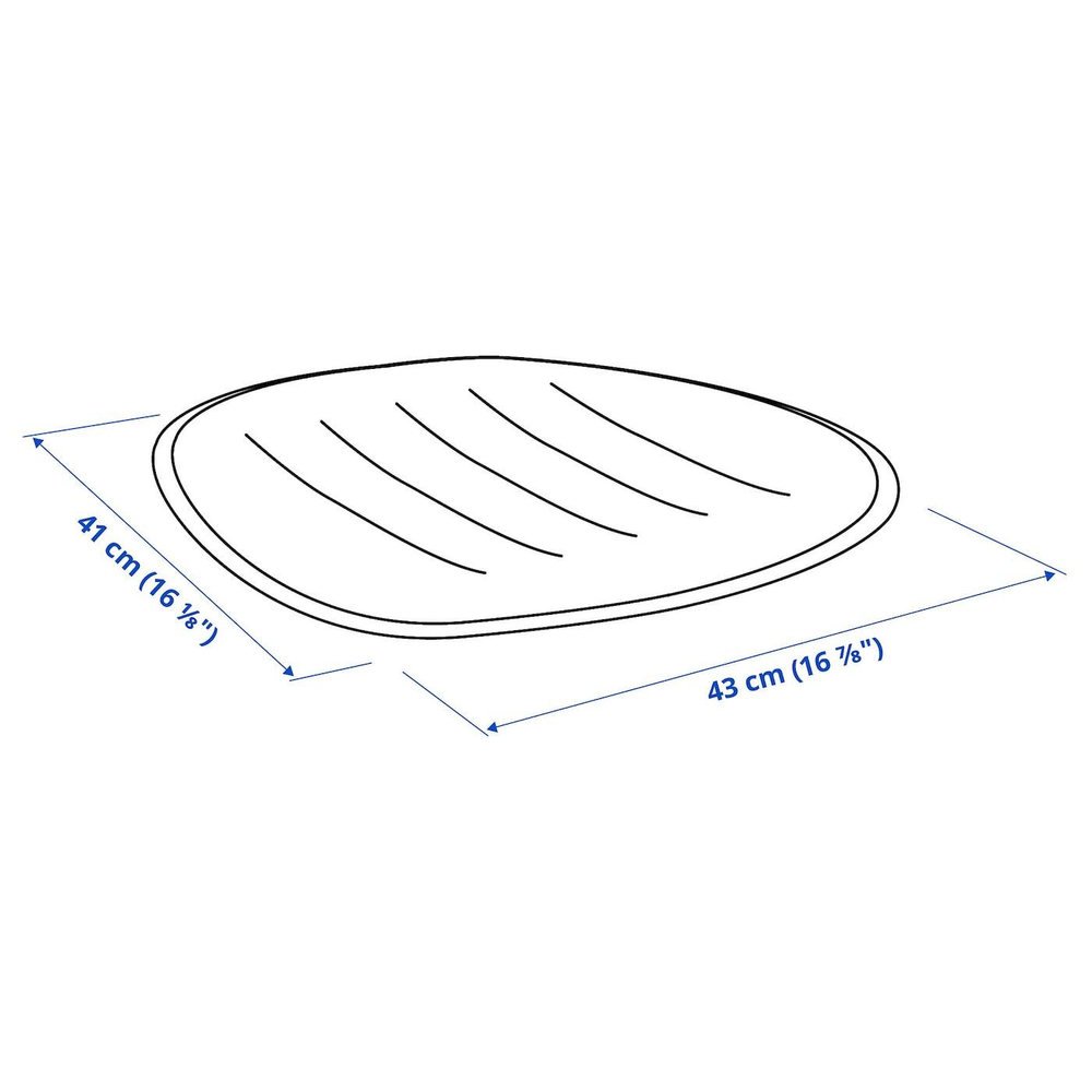IKEA PYNTEN  (ИКЕА ПЙНТЕН)  -  Подушка для стула, темно-серая, 41x43 см