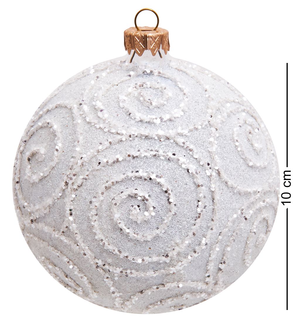 НФШ-1333/2 Ел. украшение Шар «Дед Мороз и Снегурочка» 100 мм