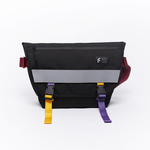 Сумка Messenger Civil NY черный/цветной