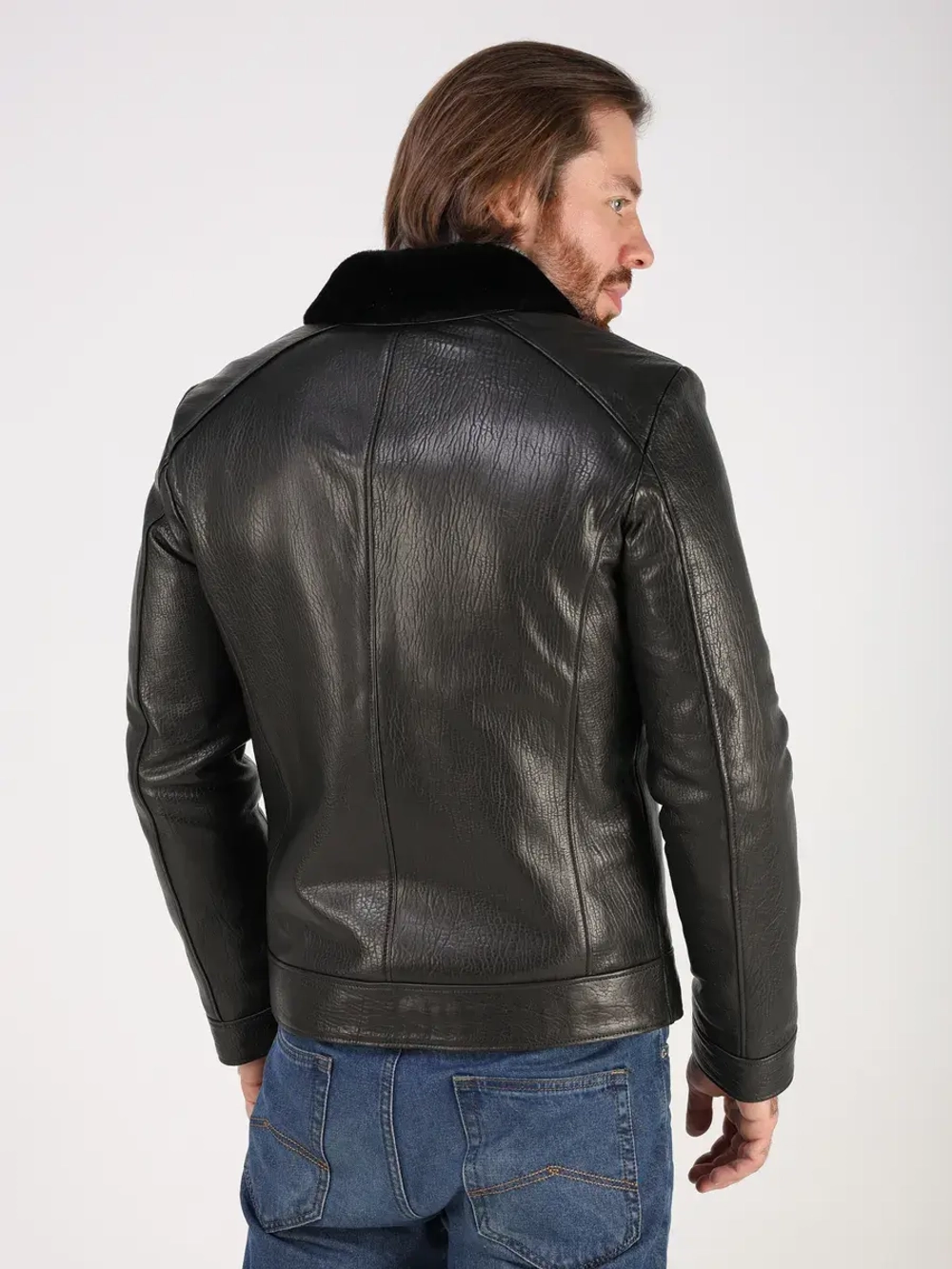 Дубленка натуральная куртка зимняя кожаная