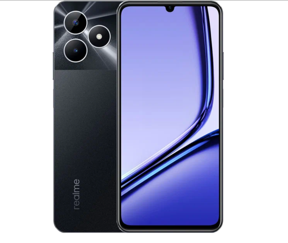 Смартфон realme Note 50 3/64 ГБ RU, Dual nano SIM, полуночно-черный