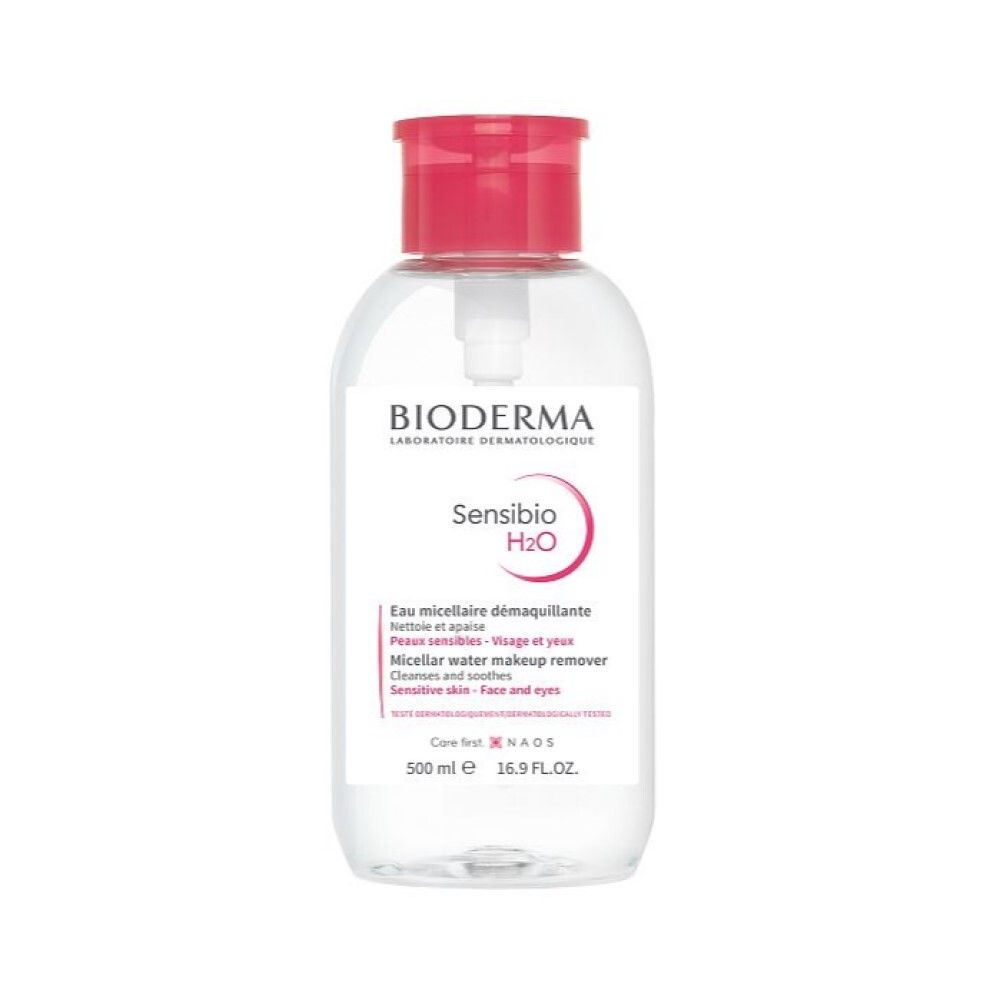 Bioderma Sensibio H2O Мицеллярная вода с помпой, 500 мл