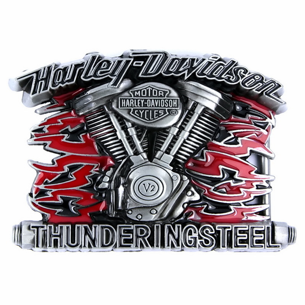 Пряжка Harley Davidson (мотор)
