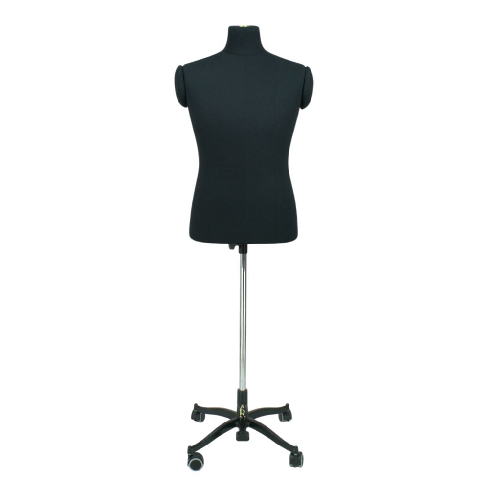 Манекен портновский мужской Ричард, комплект Стандарт, цвет черный, размер L, в комплекте подставка «Милан» и магнит-трафарет