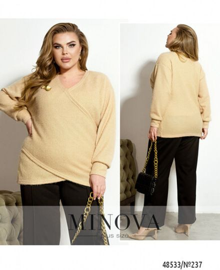 Туника 237-Бежевый Minova Фото 1