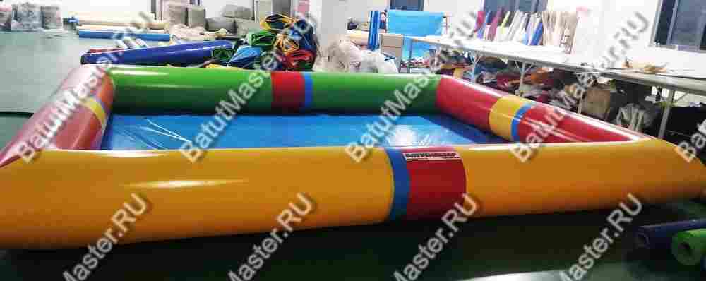 Прямоугольный надувной бассейн "Яркие выходные" 5*4*0,5 м