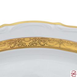 Блюдо овальное Repast Матовая полоса Мария-тереза 38 см 1шт