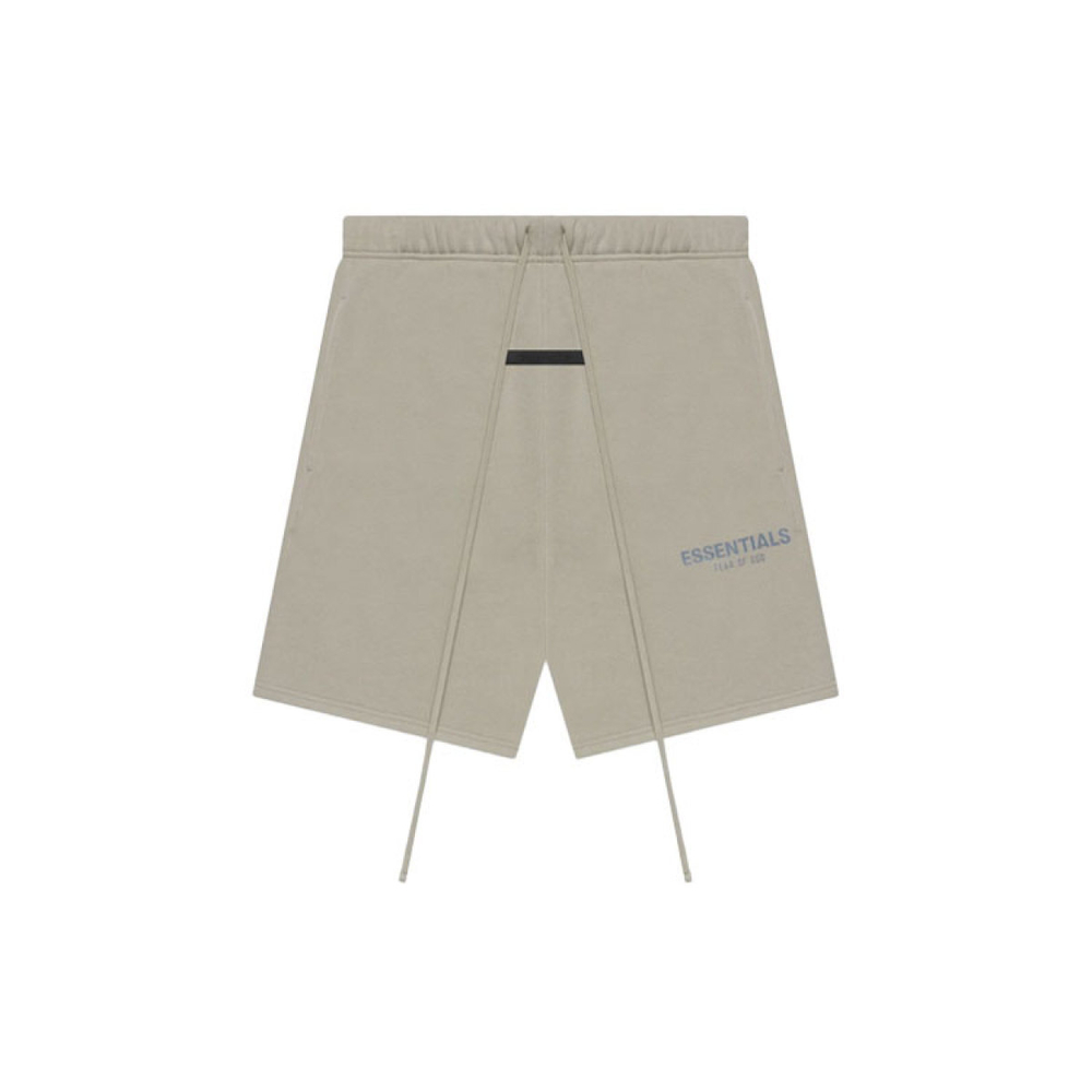 Шорты Fear of God Essentials SS21 Sweatshort Moss Logo, FOG-SS21-587