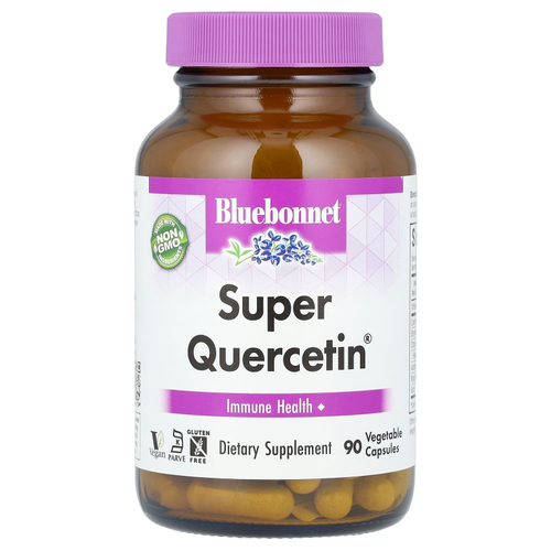 Bluebonnet Nutrition, Super Quercetin, 90 растительных капсул