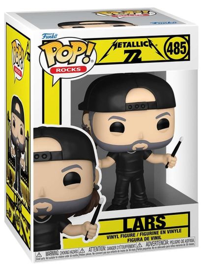 Фигурка Funko POP! Rocks Metallica Lars (72S) (485) 87077 / Фигурка Фанко ПОП! в виде участника группы Metallica, Ларс Ульрих
