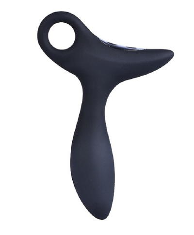 Вибромассажер простаты Spartacus 10 режимов черный 11 см