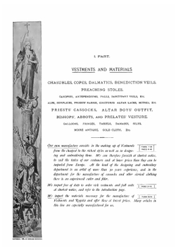 Catalogue of vestments, banners and regalia | Benziger brothers