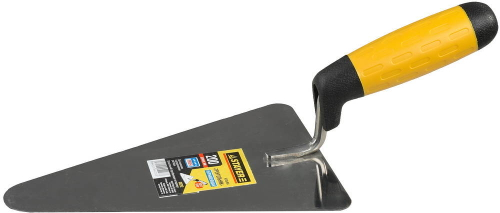 Кельма STAYER ″PROFI″, треугольник, нержавеющее полотно, 2-х компонентная рукоятка, 200х145мм