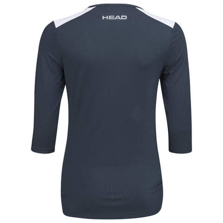 Женская теннисная футболка   Head Club 22 Tech 3/4 Shirt - navy