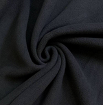 Флис гл. краш, черный, двухсторонний, антипиллинг