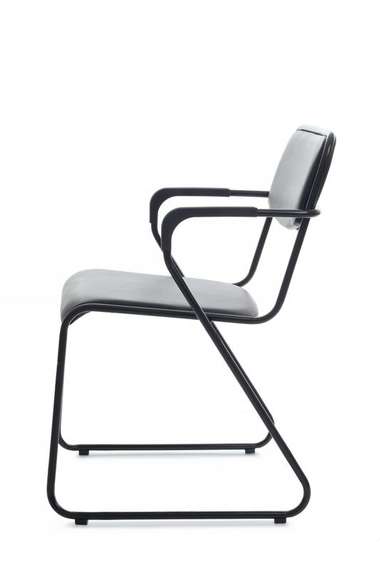 Кресло Nix Plus RCH OMKL-03B Черный/Металл Черный