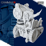 Orks Greenskins Mek Gunz: Traktor Kannon Орочья молниевая пушка миниатюра для dnd, днд, pathfinder, фентези, Настольная игра, НРИ, Варгейм, РПГ