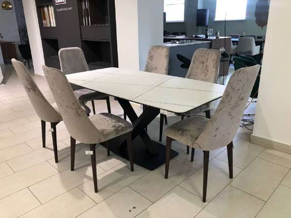 Стол Laurel 180х90 см белая керамика