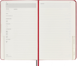 Блокнот для рецептов Moleskine Passion Recipe (PASRECP) 13х21cм в подарочной коробке, красный