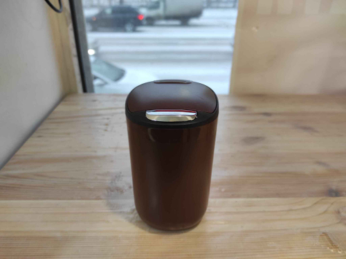 T-03 / Пепельница-стакан хром, коричневый (с подсветкой) T-03 (1 шт.) =