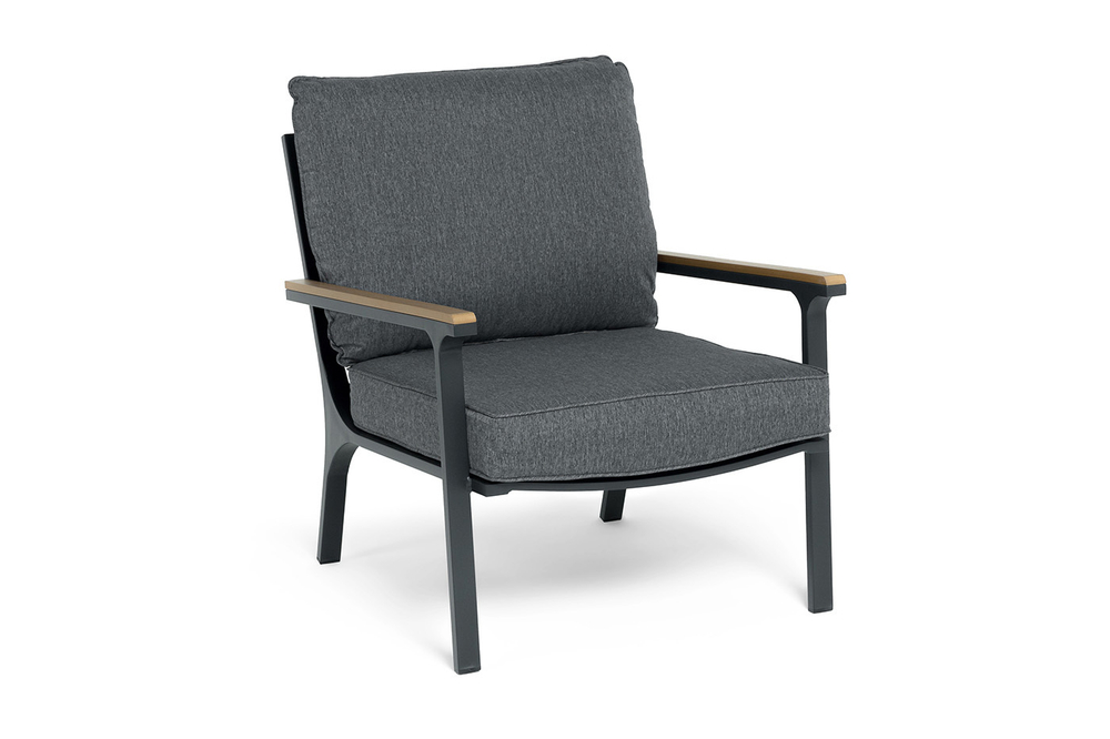 "Крокус" лаунж-зона 5-местная из алюминия, цвет темно-серый