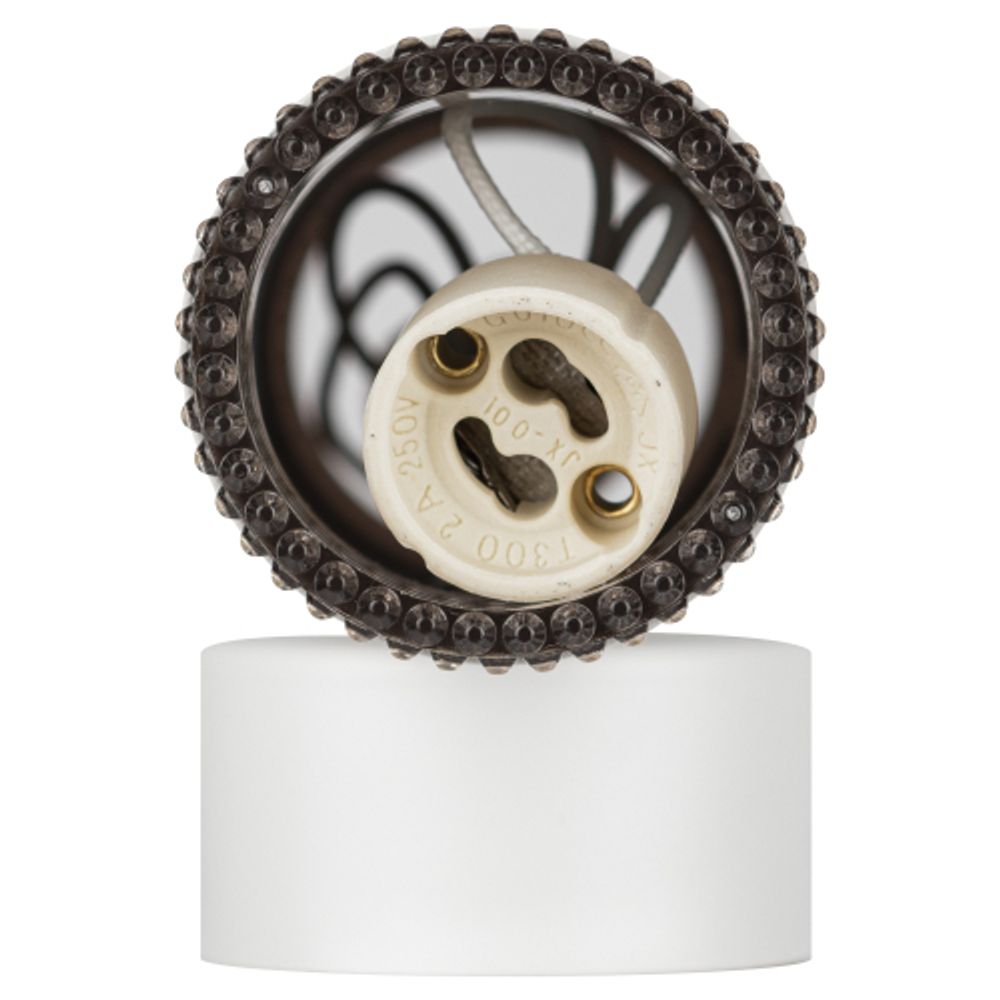 Светильник настенный ЭРА WL50 WH/BK под лампу MR16 GU10 черный/белый | Настенная подсветка