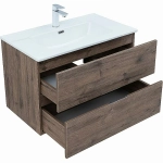 Тумба с раковиной Aquanet Алвита new 80 334186 дуб веллингтон табак