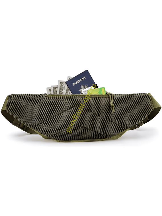 Тактическая военная сумка поясная через плечо Мох