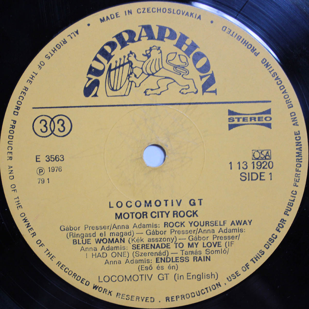Locomotiv GT / Motor City Rock (LP)