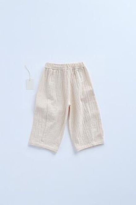 ZARA БРЮКИ BALLOON С РЕЛЬЕФНЫМ УЗОРОМ — TIMELESZ, ЭКРЮ