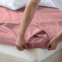 Простыня на резинке САТИН-премиум "Моноспейс бузина" 140х200х23