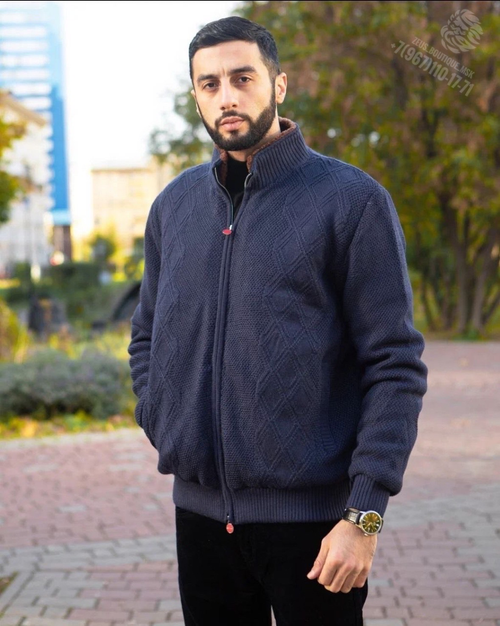 Кардиган с мехом Kiton