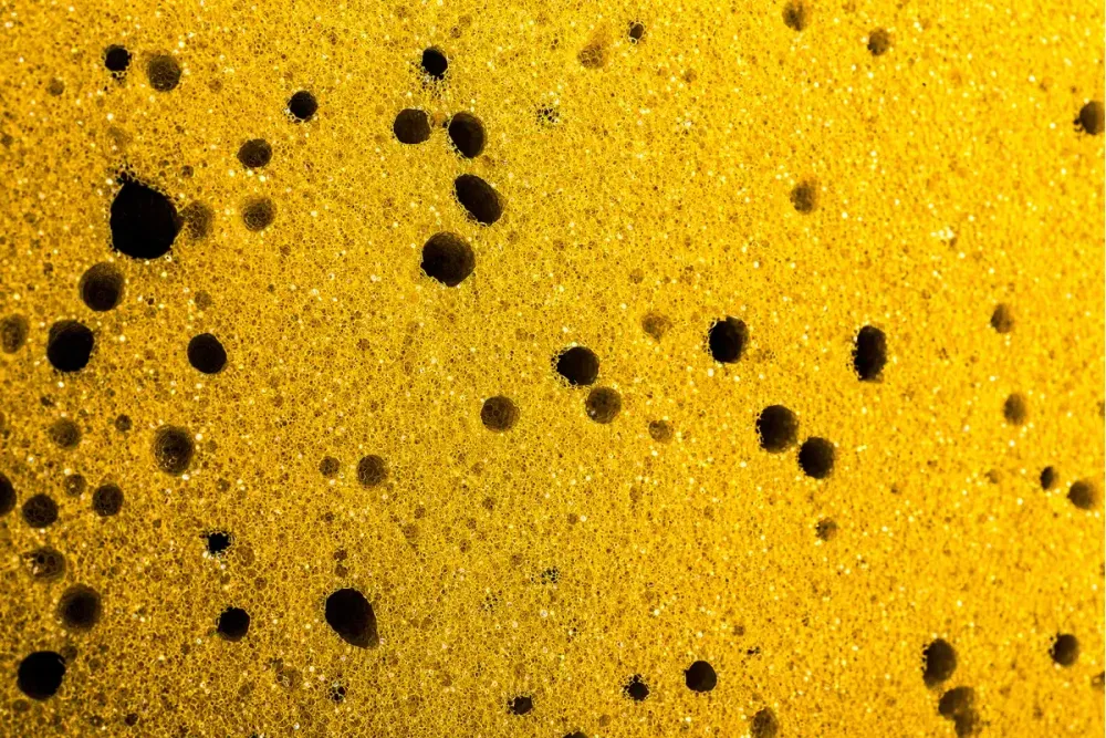 Губка крупнопористая комбинированная для удаления эпоксидной затирки 160х95х60 мм, Россия Сибртех, 86840