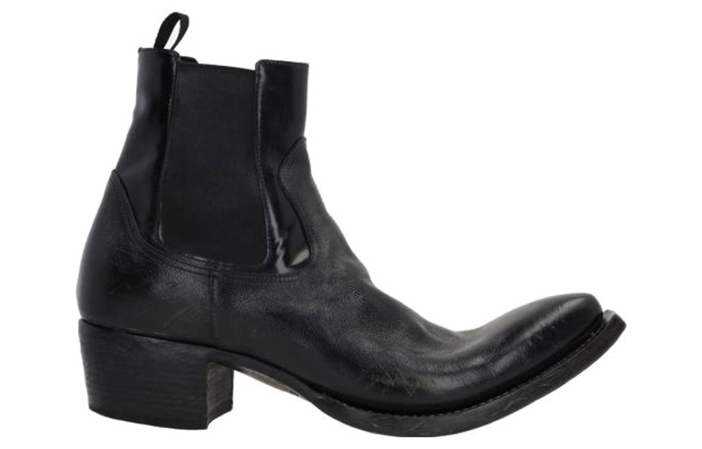 PRADA Wizard Boots Short Chelsea Boots Men"s Black