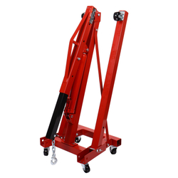 GTE-HK13001 - Кран гидравлический 1т h=2150мм GTE - Гидравлический кран 1т GTE-HK13001 необходим для подъема и перемещения тяжелых узлов транспортных средств.

Подъем стрелы осуществляется за счет гидравлического цилиндра, что позволяет снизить усилия оператора во время работы.

Конструкция модели отличается высокой надежностью, прочностью и долговечностью.



Характеристики:

Грузоподъемность максимальная: 1 т
Минимальная длина стрелы: 935 мм
Максимальная длина стрелы: 1440 мм
Максимальная высота подъема: 2150 мм




Особенности:

Складная конструкция минимизирует место, предназначенное для хранения инструмента.
Гидравлический цилиндр обеспечивает высокую скорость подъема и безопасность.
Прочная конструкция из усиленных сварных элементов.
Регулировка стрелы в 4 положения.