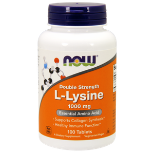 NOW L-Lysine 1000 мг 100 таблеток